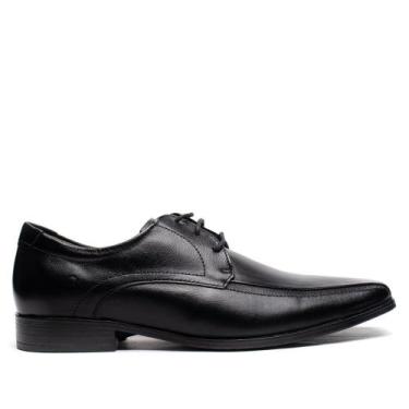 Imagem de Sapato Masculino Democrata Unique Couro Social Preto, Preto, 39