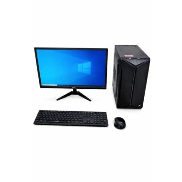 Imagem de Computador Completo Intel i5 4a Geração 8GB SSD 256GB Monitor 20 Tecla
