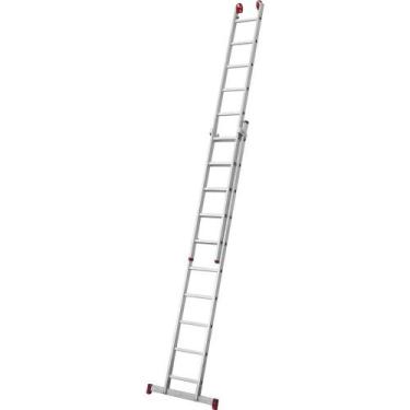 Imagem de Escada Extensiva de Alumínio, 2 x 10 Degraus, 3 em 1, Esc0619, Botafog