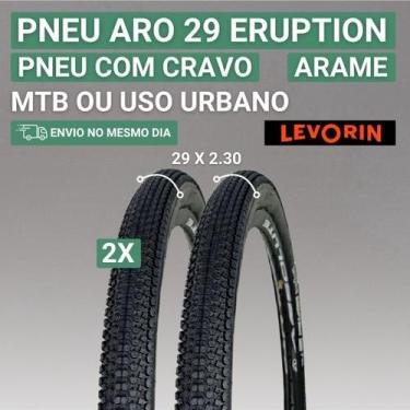 Imagem de Pneu de Bicicleta Aro 29 Levorin Eruption 2.10 2.30 2.40, 2 PNEUS 2.40
