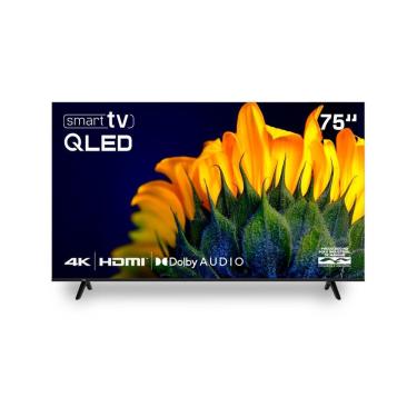 Imagem de Smart TV HQ QLED 75 Polegadas HQ-QLED75SM 4K Wi-Fi Bluetooth, Apps, Netflix, YouTube e...