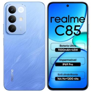 Imagem de Celular Smartphone Realme C85 128gb Dual Sim Bateria 7000mah Azul, 256
