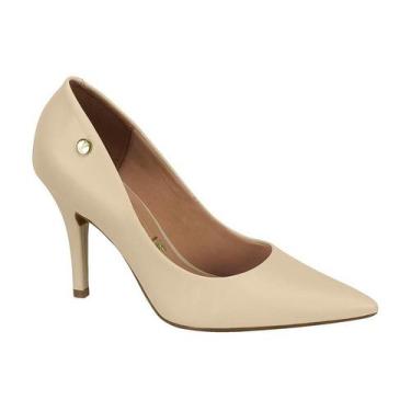 Imagem de Sapato Scarpin Vizzano Salto Fino 11841101 Feminino, Creme, 37