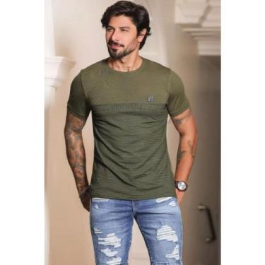 Imagem de Camisa Masculina Pitbull Lançamento Ref 86613, Verde, G