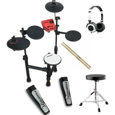 Imagem de Bateria Eletrônica Carlsbro Club100 Odery + Banco E Fone - Calsbro