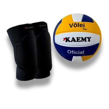Imagem de Bola Vôlei Star Oficial + Joelheira - ML41 - Kaemy