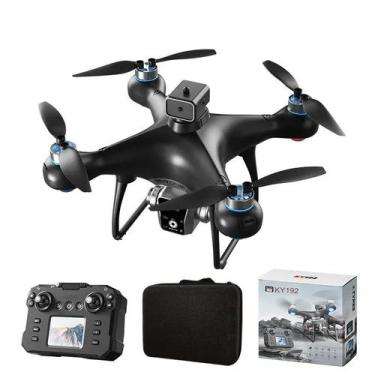 Imagem de Drone KY102 com Tela, Câmera Motor Brushless Desvio de Obstáculos 1 Ba