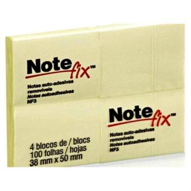 Imagem de Post-it Notefix Nfx3 4 Blocos De 100 Folhas 38x50mm - Hb004088686 - 3m