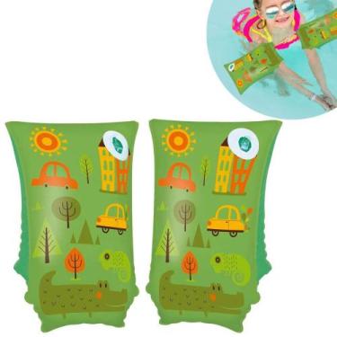 Imagem de Boia De Braço Infantil Praia Piscina Até 50Kg Verão Sol Kids - Mor, Ve