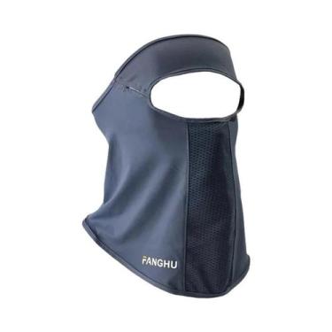 Imagem de Máscara Facial Esportiva De Verão Anti-UV De Seda Gelada Com Proteção 