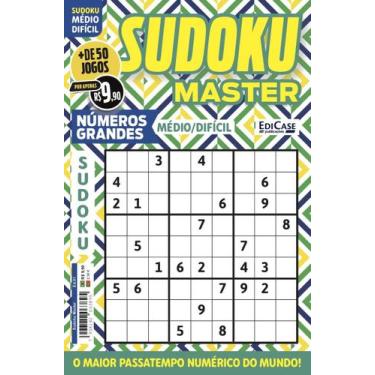Imagem de Revista Sudoku Master ed.01 - 68 pags - Médio/Difícil - EdiCase Public