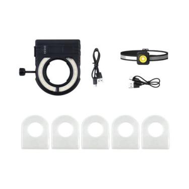 Imagem de Pistola De Pintura Automotiva Ajustável Com Iluminação, Ferramenta De 