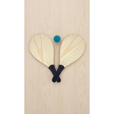 Imagem de Conjunto Raquetes de Praia c/ Bola e Sacola - Congratulations Store