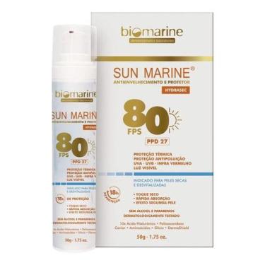 Imagem de Protetor Solar Antienvelhecimento Sun Marine Fps80 Biomarine - Cosmobe