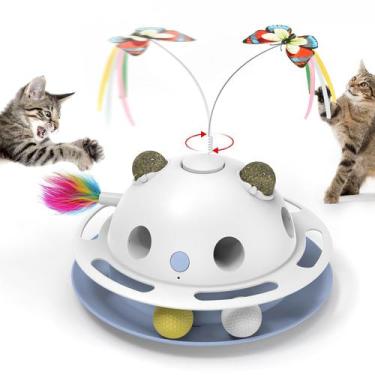 Imagem de Brinquedo para Gato Cat Toy Potaroma - 4 Bolinhas de Erva-do-Gato com 