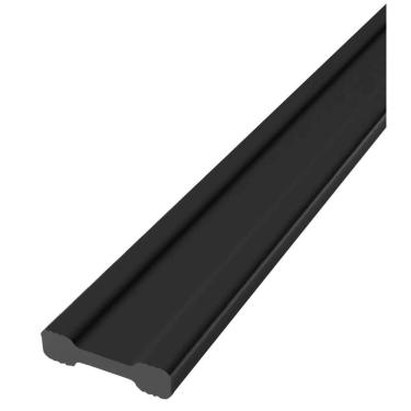 Imagem de Junta de Dilatação 17x3mm para Piso e Contrapiso Poliestireno Preta Cortag Barra 2M