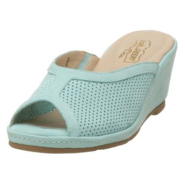 Imagem de Deer Stags Sandália anabela feminina Sue, Aqua, 8