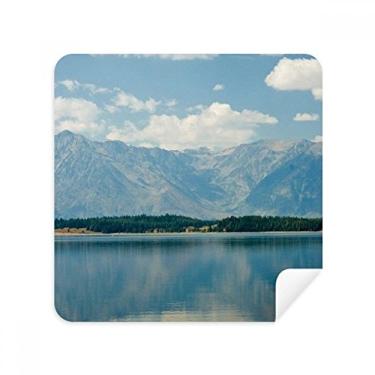 Imagem de Mountain River Forest Reflection Sky Cloud, óculos, tecido de camurça, 2 unidades