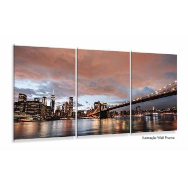 Imagem de Quadro Decorativo New York Entardecer 120x60 Sala Quarto