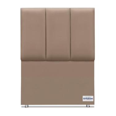 Imagem de Cabeceira South Veluto Bege Solteiro (11x90x125) - Ortobom