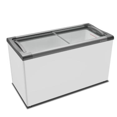 Imagem de Freezer Horizontal Porta de Vidro 388L Metalfrio Branco 220V