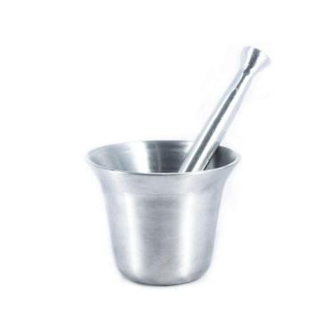 Imagem de Almofariz Alumínio Polido (socador de Alho) Pequeno