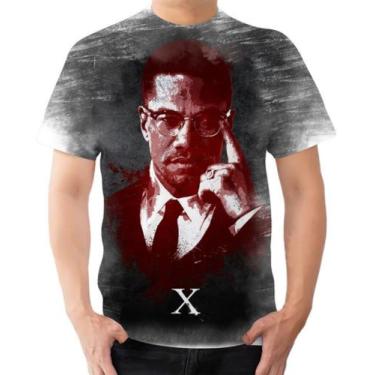 Imagem de Camiseta Camisa Malcolm X Ativista Negro Defensor Eua - Estilo Kraken