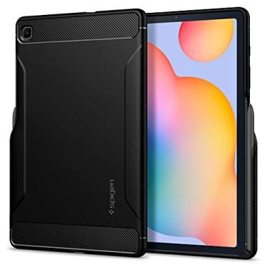 Imagem de Spigen Rugged Armor Projetado para Capa para Galaxy Tab S6 Lite Capa com S Pen Holder (2022/2020) - Preto