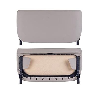 Imagem de Hacreyatu Capa de bolso para banco traseiro para encosto capa de painel de assento compatível com B-MW Série 5 F10 GT 7 Series F01 F02 (ostra)