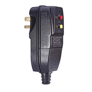 Imagem de GFCI Plugue de substituição para lavadora de pressão bomba de piscina 15Amp 3 pinos disjuntor externo à prova d'água auto-reset 120V