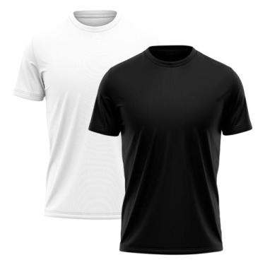 Imagem de Kit 2 Camisetas Masculina Dry Fit Manga Curta Proteção Solar Uv Térmic