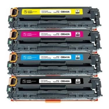 Imagem de Kit Toner Compatível Cb540 Cb541 Cb542 Cb543 Cm1312 Cp1215