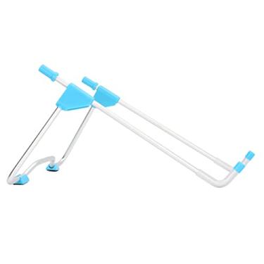 Imagem de Suporte de Mesa para Laptop de Escritório, Riser de Computador de Alumínio Portátil Ergonômico para Suporte de Mesa para Laptop, Dobrável, Ventilado, Refrigerado, Compatível Com Laptops de 10 a 16
