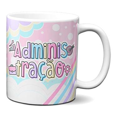 Imagem de Caneca Administração Criativa Fofa Administradora Profissão (Branca)