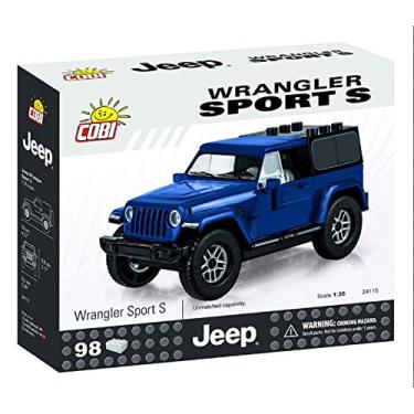 Imagem de Jeep Wrangler Sport S Blocos Para Montar Com 98 Pcs COBI Blocos de Montar Azul