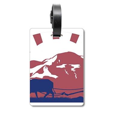 Imagem de Reino da Tailândia tailandesa cultura de alfândega com etiqueta para bagagem, cartão para pendurar