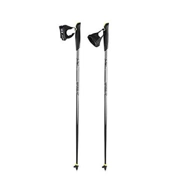 Imagem de Pacote com 2 peças de bastões de caminhada ou caminhada – bastões leves e portáteis, alças confortáveis fortes, liga de alumínio para caminhadas, acampamento, montanhismo, mochilão