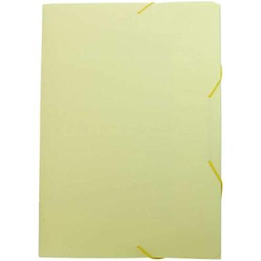 Imagem de Pasta Aba Elastica Plastica Oficio Serena Amarelo Pastel - Pacote com 10, Dello, 0246AP.0010, Amarelo