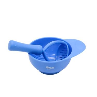 Imagem de Kit Bowl Amassador de Papinha Azul Zoop Toys
