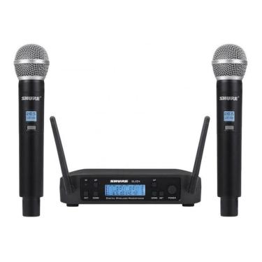 Imagem de Microfone Shure Sem Fio Duplo Glxd4 Beta 58A Novo