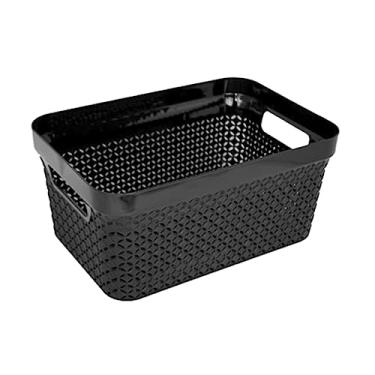 Imagem de Caixa Organizadora Cesto Decorativo Multiuso Médio 3 Litros