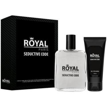 Imagem de Kit Perfume Royal Paris Seductive Code Masculino - Eau De Cologne 100M
