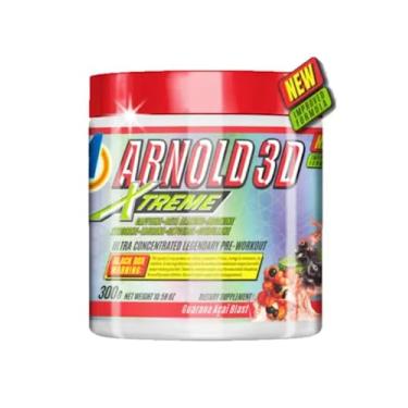 Imagem de Pre-Workout - Arnold 3D Xtreme 300g - Arnold Nutrition - Sabor Guaraná Açaí Blast