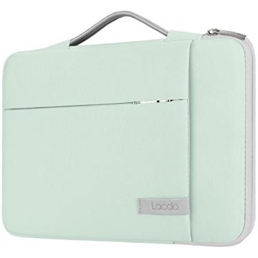 Imagem de Lacdo Capa protetora para computador portátil de 360° para o novo MacBook Air de 15'' M4 A3241 2025, M3 A3114, M2, MacBook Pro de 15'', bolsa para computador Dell XPS 15 Plus, resistente à água, Verde