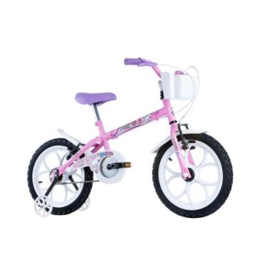 Imagem de Bicicleta Infantil Feminina Pinky Aro 16 Track Bike Rosa - Track - Tra