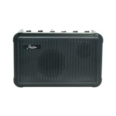 Imagem de XCPHGFM Amplificador de guitarra elétrica 15W sem fio BT Alto-falante Amplificador de guitarra acústica com função de afinação 8 efeitos sonoros Bateria recarregável de 2200mAh para gravação prática