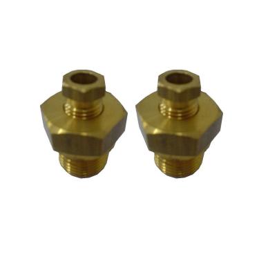 Imagem de Kit 2 Conexão Deslizante 8Mm Aço Inox Utilizada Termômetro Bimetal ½” T-08406.003 Instrutherm