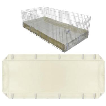 Imagem de FULUE Forro de gaiola de 47 x 24 para gaiola de porquinho da índia do meio-oeste ou acessórios de gaiola de porquinho-da-índia Amazon 61 x 119 cm