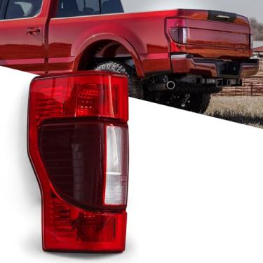 Imagem de FIONE Conjunto de luz traseira compatível com Ford F250 2020 2021 2022 lâmpada traseira super resistente ponto cego pode ser conectado lado esquerdo do motorista LH