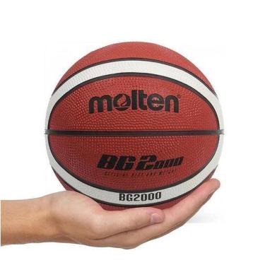 Imagem de Bola de Basquete Molten Mini BG2000 Basketball Rubber Cover Infantil T3-Unissex